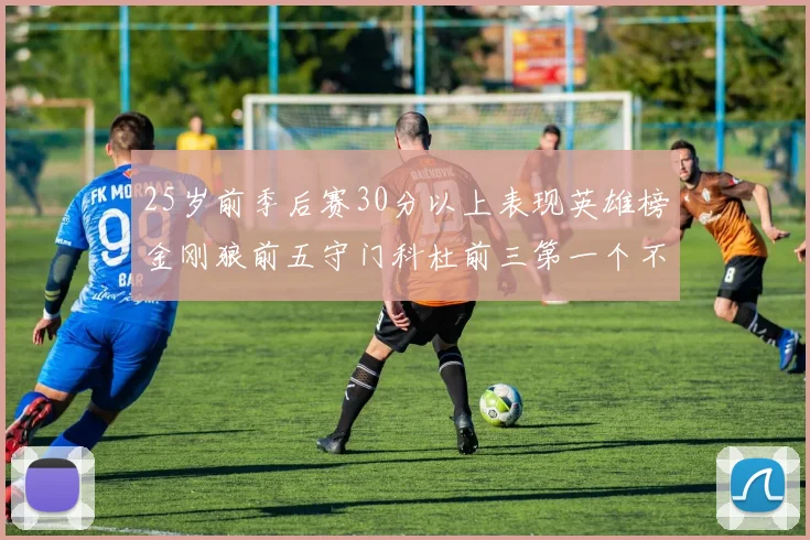 25岁前季后赛30分以上表现英雄榜金刚狼前五守门科杜前三第一个不以得分著称