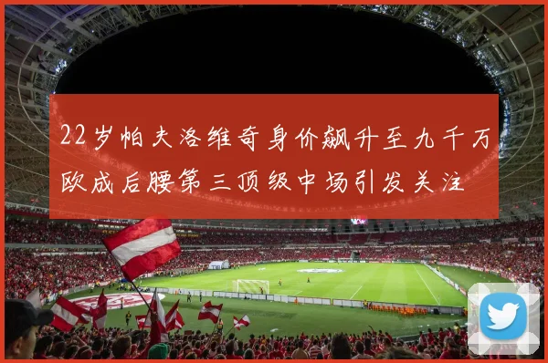22岁帕夫洛维奇身价飙升至九千万欧成后腰第三顶级中场引发关注